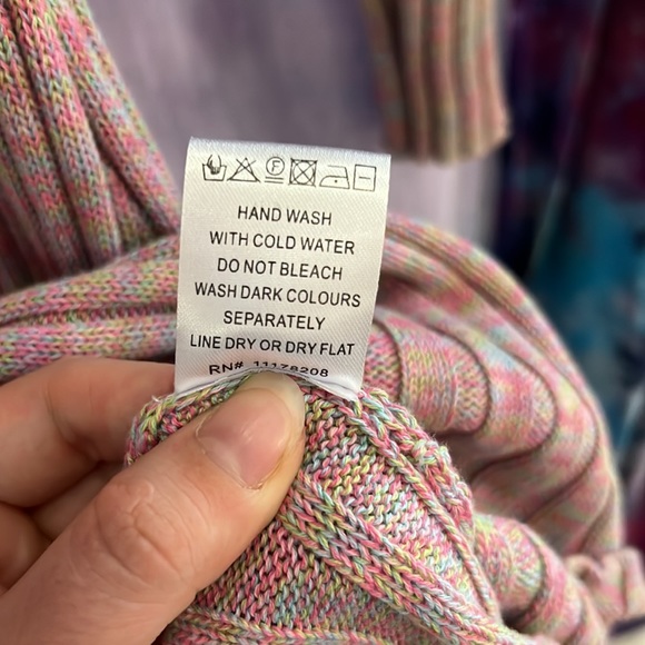 NWOT Multicolor long sleeve dress - Another Girl - Picture 7 of 8